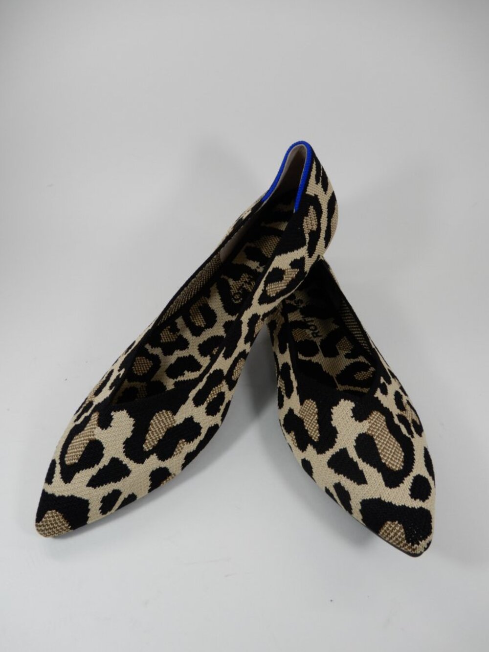 Rothy's The Point II Flats Shoes Size 12.5 Desert Cat Leopard Print NEW - Picture 16 of 16